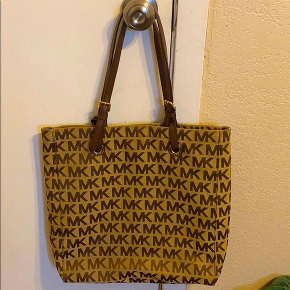 Michael Kors Jet Set Canvas tote MK monogram - Picture 3 of 6